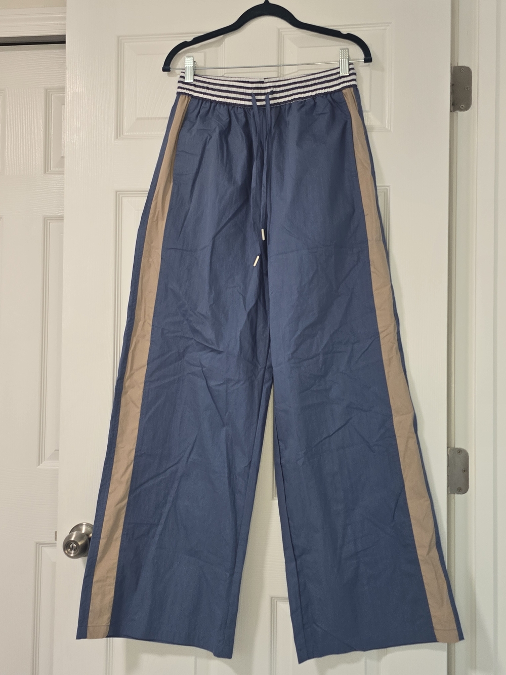 NEW RIVIR Blue Colorblock Two-Piece Pants Set - Picture 6 of 8